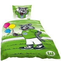 vfl wolfsburg wolfi duvet cover single na