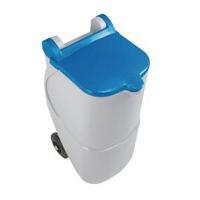 vfm blue non locking recycling wheelie bin 314633