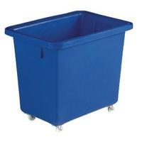 VFM Blue Swivel Castor Bottle Skip 405x610x560mm 328217