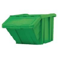 VFM Green Heavy Duty Recycle Storage Bin With Lid 369046