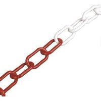 vfm redwhite 6mm short link plastic chain 371439