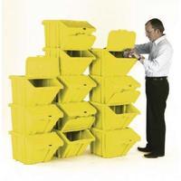 VFM Yellow Heavy Duty Recycle BinLid Pack of 12 369053