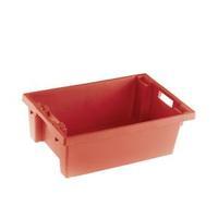 VFM Red Solid Slide StackNesting Container 32 Litre 382958