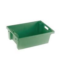 VFM Green Solid Slide StackNesting Container 32 Litre 382961