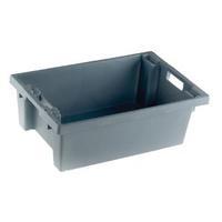 VFM Grey Solid Slide StackNesting Container 32 Litre 382963