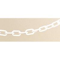 vfm white multi post 6mm short link plastic chain 25m 313465