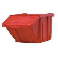 VFM Red Heavy Duty Recycle Storage Bin With Lid 369045