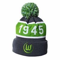 VfL Wolfsburg Established 1945 Hat - Grey/Green - Adult, Green