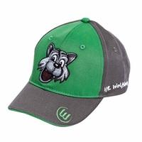 vfl wolfsburg wolfi cap greengrey kids green