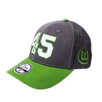 VfL Wolfsburg 45 Cap - Black/Green - Adult, Black