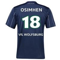 vfl wolfsburg third shirt 2016 17 kids with osimhen 18 printing navy