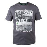 VfL Wolfsburg Cross T-Shirt - Grey - Mens, Grey