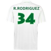 VfL Wolfsburg Away Shirt 2016-17 with R. Rodriguez 34 printing, White