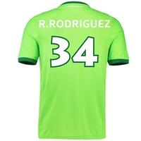 VfL Wolfsburg Home Shirt 2016-17 - Kids with R. Rodriguez 34 printing, Green