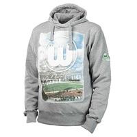 VfL Wolfsburg 20 Year Anniversary Hoodie - Grey Marl - Mens, Grey