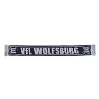 vfl wolfsburg reversible scarf black adult black