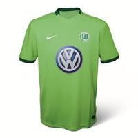 vfl wolfsburg home shirt 2016 17 kids green