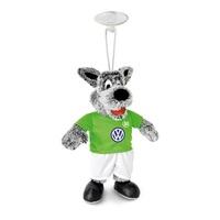 VfL Wolfsburg Wolfi Mascot Car Hanger - 22cm, N/A