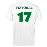 vfl wolfsburg away shirt 2016 17 kids with mayoral 17 printing white