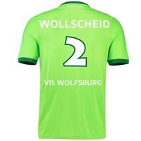 VfL Wolfsburg Home Shirt 2016-17 - Kids with Wollscheid 2 printing, Green
