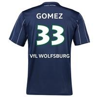 VfL Wolfsburg Third Shirt 2016-17 - Kids with Gomez 33 printing, Navy