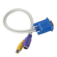 vga to s video cable for pc to tv 20 cm