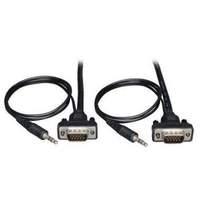 Vga/svga Monitor + 3.5mm Audio Cable With Rgb Coax - 6 Ft. Compact