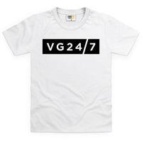 VG247 Logo Black Kid\'s T Shirt