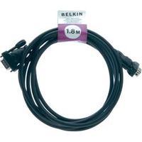 vga extension cable 1x vga plug 1x vga socket 180 m black belkin