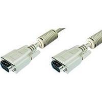 VGA Cable [1x VGA plug - 1x VGA plug] 3 m Grey Digitus