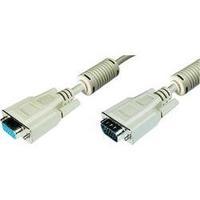 VGA Extension cable [1x VGA plug - 1x VGA socket] 5 m Grey Digitus