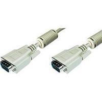 VGA Cable [1x VGA plug - 1x VGA plug] 5 m Grey Digitus