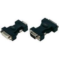 VGA / DVI Adapter [1x VGA plug - 1x DVI socket 29-pin] Black