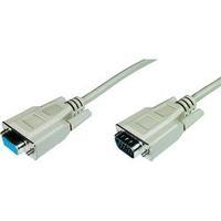 VGA Extension cable [1x VGA plug - 1x VGA socket] 3 m Grey Digitus