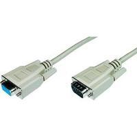 VGA Extension cable [1x VGA plug - 1x VGA socket] 5 m Grey Digitus