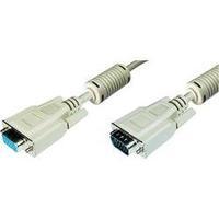 vga extension cable 1x vga plug 1x vga socket 20 m grey digitus