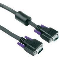 vga cable 1x vga plug 1x vga plug 3 m black hama