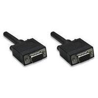 vga cable 1x vga socket 1x vga socket 180 m black manhattan