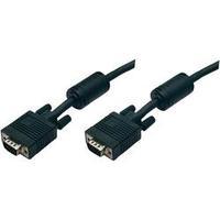 VGA Cable [1x VGA plug - 1x VGA plug] 3 m Black Manhattan