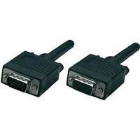 vga extension cable 1x vga plug 1x vga socket 3 m black manhattan