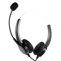 VH500D Professional Telephone Headset Clear Voice Noise Cancellation with Headset Adaptor for Call Center Digital Telephone