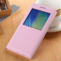 View Window Solid Color Full Body Case for Samsung Galaxy A5 (Assorted Color)