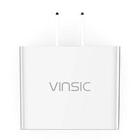 Vinsic Fast Charge / Multi Ports Home Charger / Portable Charger US Plug 2 USB Ports Charger Only For Cellphone / For Other Pad(5V 2.4A)