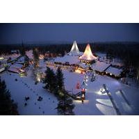 visit to santa claus village and snowmobiling to reindeer farm from ro ...