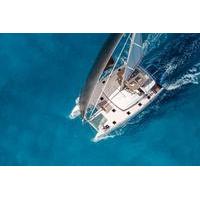 viator exclusive santorini luxury catamaran sunset tour