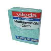 vileda green medium weight cloth pack of 10