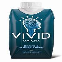 Vivid Matcha Drinks Grape & Elderflower 330ml