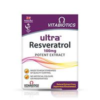 Vitabiotics Ultra Resveratrol 100mg Potent Extract 30 Tablets