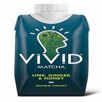 Vivid Matcha Drinks Lime, Ginger & Honey 330ml