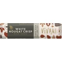 vivani white nougat crisp rice choc 35g